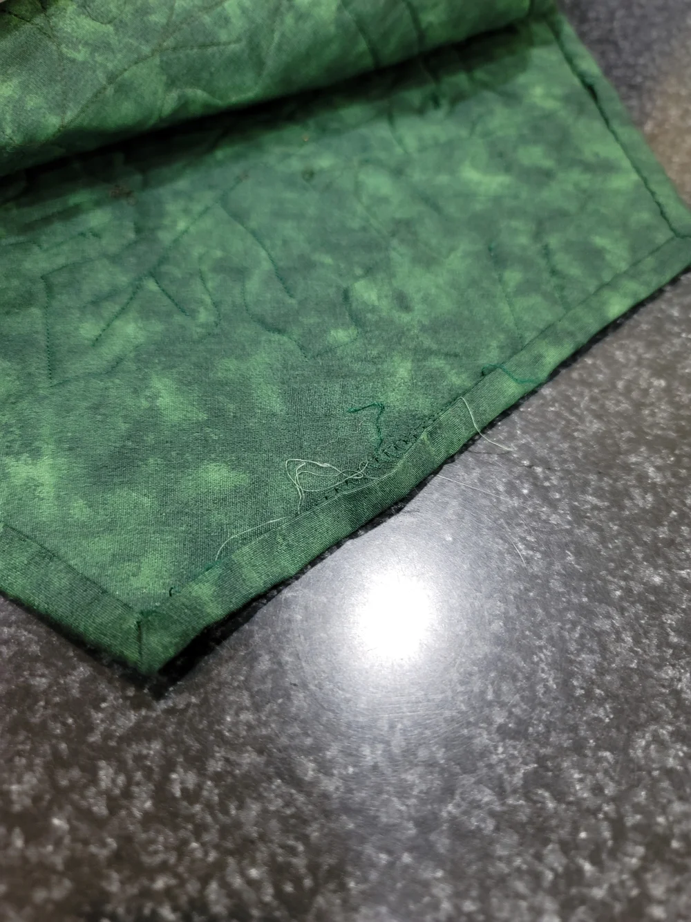 Green Autumn Oak Leaf Table Runner Set Of 2